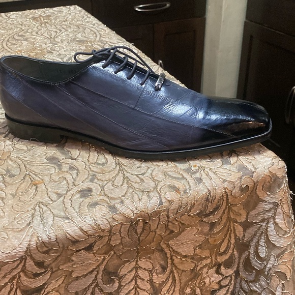 Size 12 Belvedere gray heel skin with a black tip - Picture 3 of 4